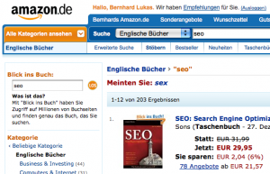 Amazon möchte Sex statt SEO