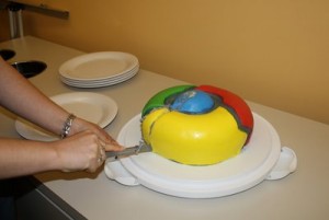 Der Google Chrome Kuchen